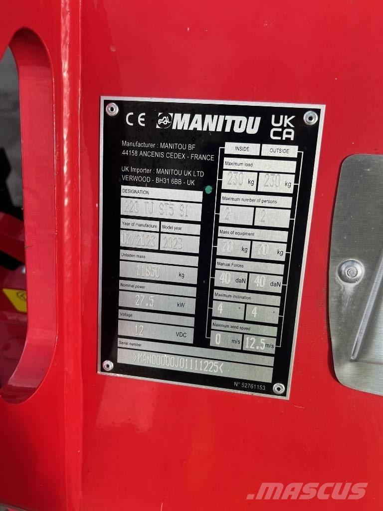 Manitou 220 TJ Zglobne dvižne ploščadi