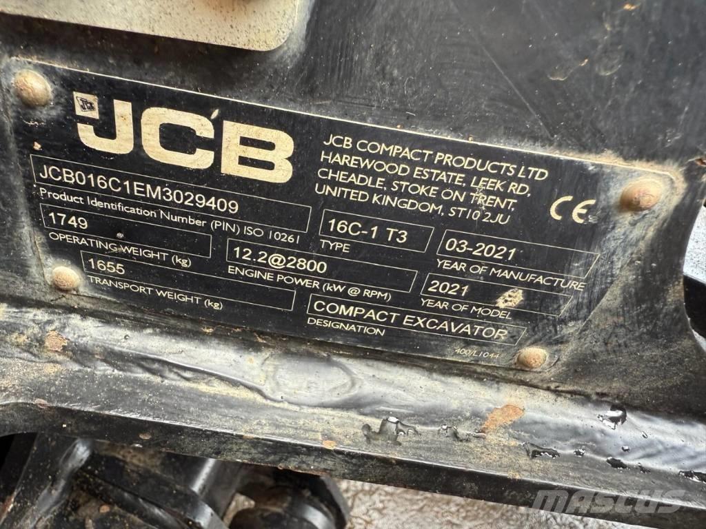 JCB 16 C-1 Mini bagri <7t