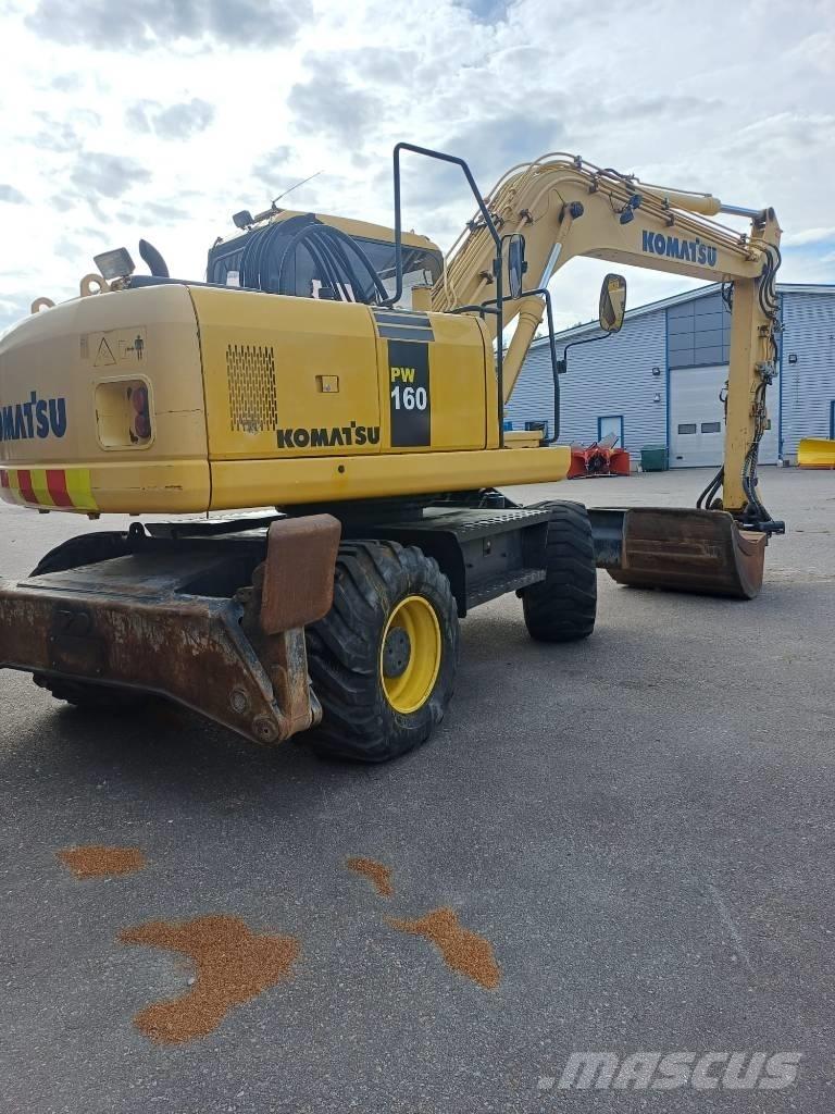 Komatsu PW 160-7-4x4 Bagri na kolesih