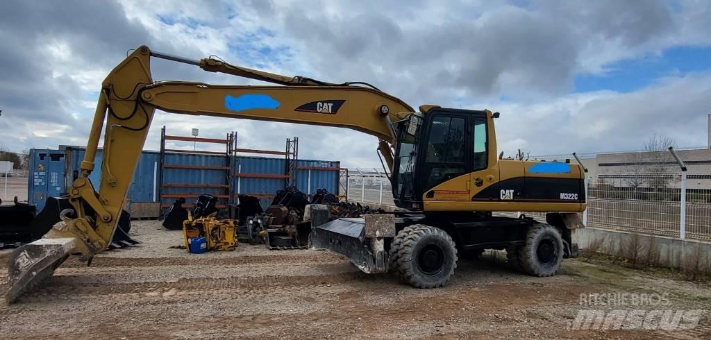 CAT M 322 C HCR Bagri na kolesih