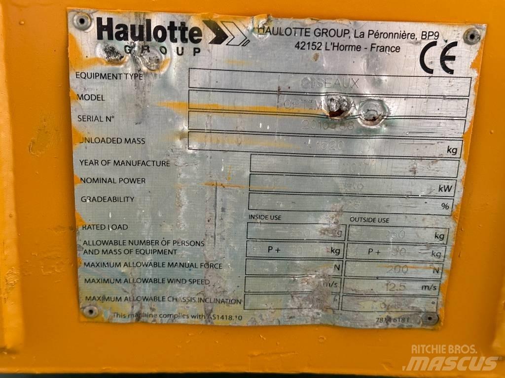 Haulotte OPTIMUM 8 Škarjaste dvižne ploščadi