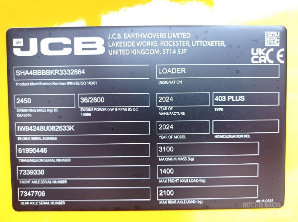 JCB 403 Večnamenski nakladalci