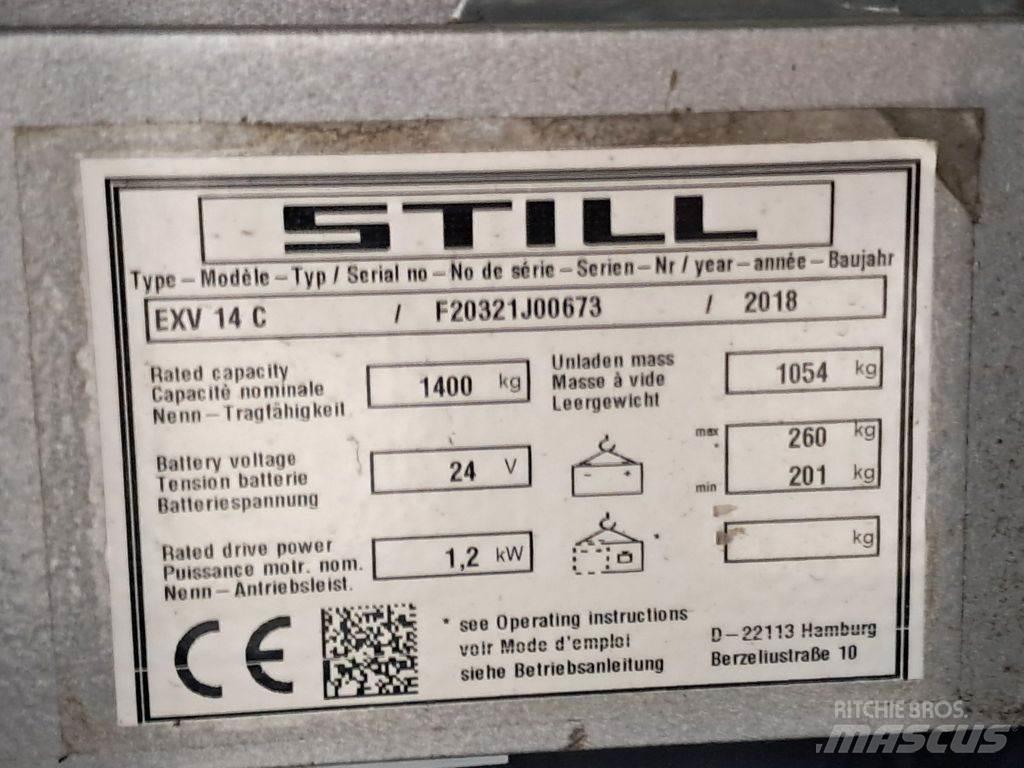 Still EXV 14 C Električni nizko dvižni viličar
