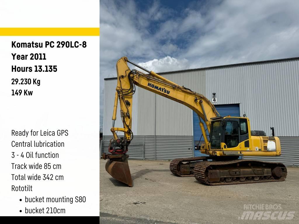 Komatsu PC 290 LC-8 Bagri goseničarji