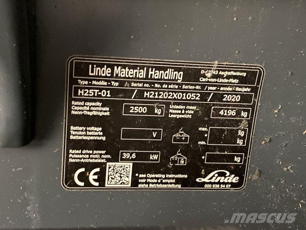 Linde H25T-01 Plinski viličarji