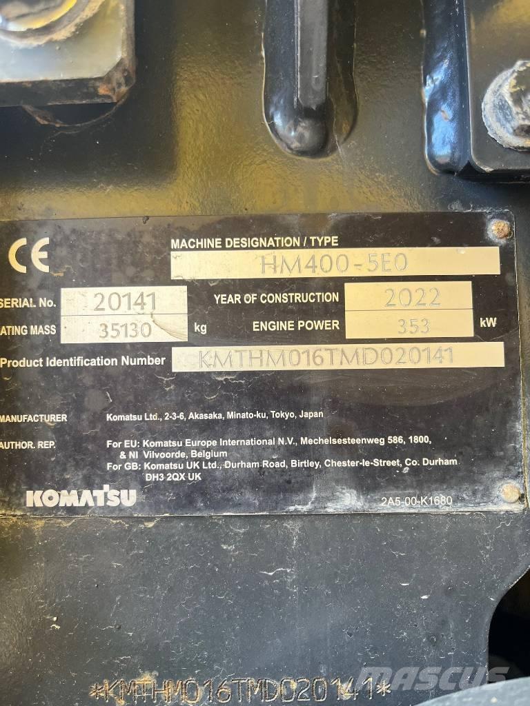 Komatsu HM400-5E0 Zglobni demperji