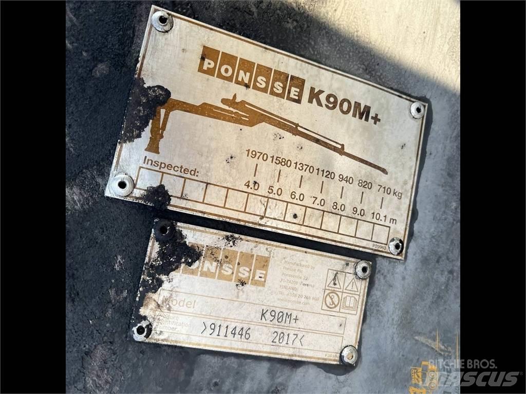 Ponsse K90M+ Žerjavi za debla
