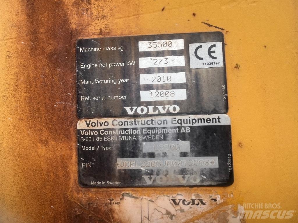 Volvo L 220 G Kolesni nakladalci
