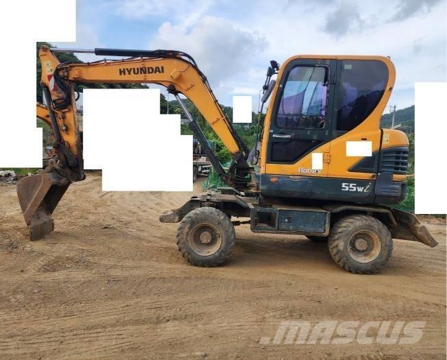 Hyundai Robex 55 W-3 Bagri na kolesih