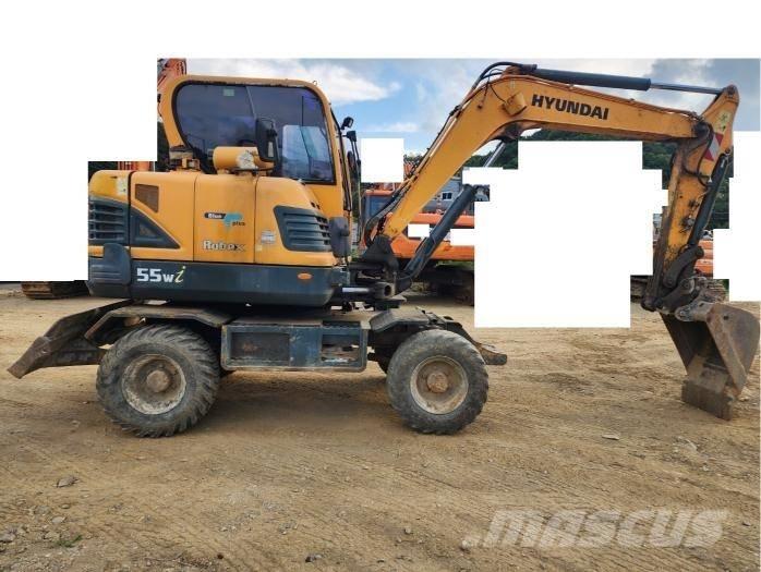 Hyundai Robex 55 W-3 Bagri na kolesih