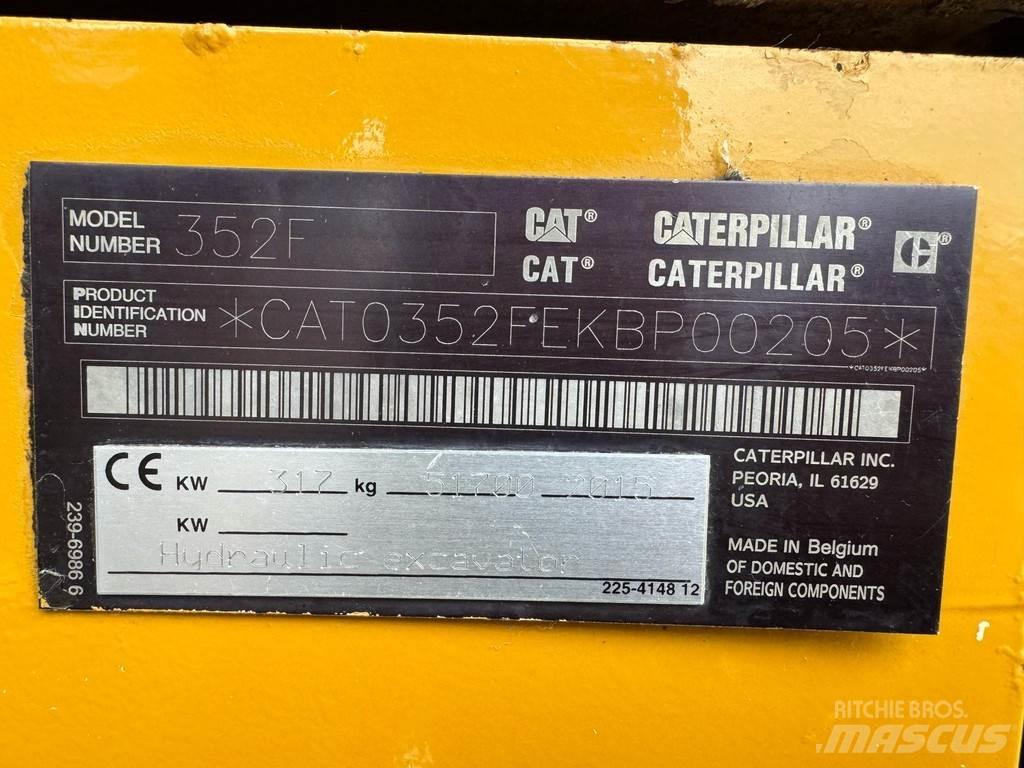 CAT 352F Bagri goseničarji