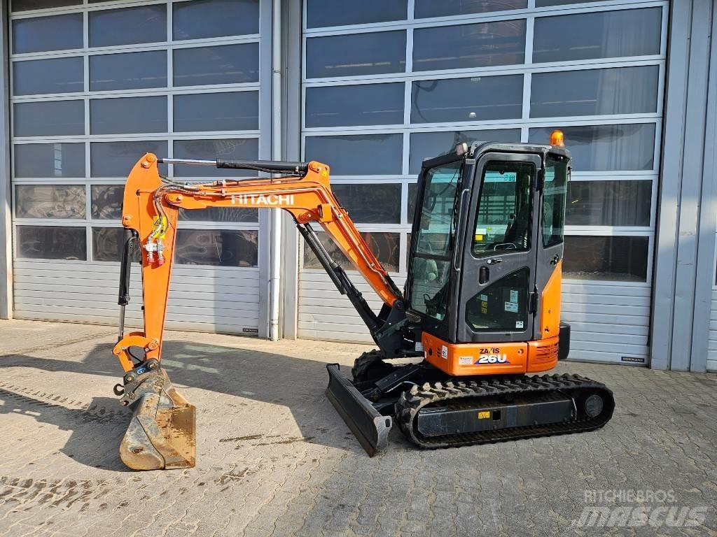 Hitachi ZX26U-6 Mini bagri <7t