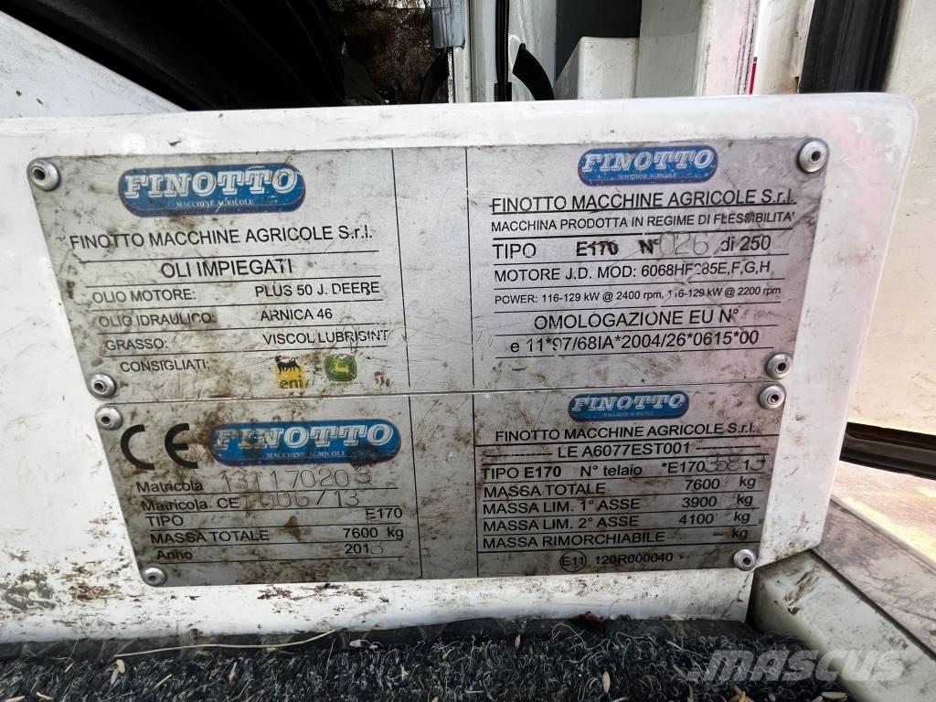  Finotto E170 Škropilnice gnojila