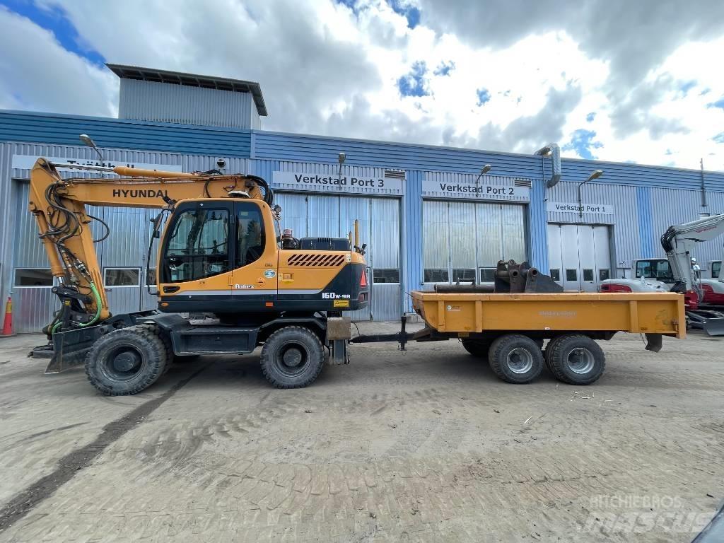 Hyundai 160W-9A Bagri na kolesih