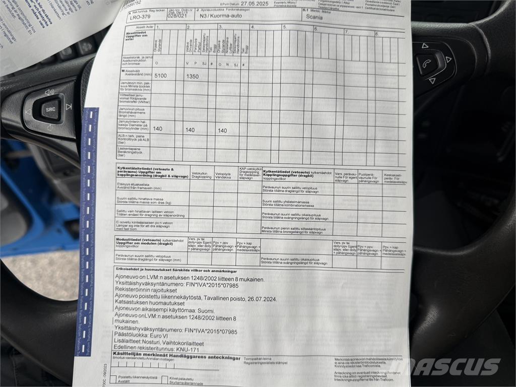 Scania P 410 6X2 Tovornjaki z žerjavom