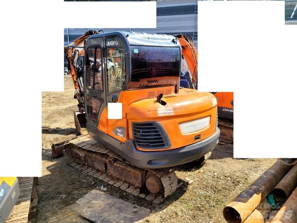 Doosan DX 55 Mini bagri <7t