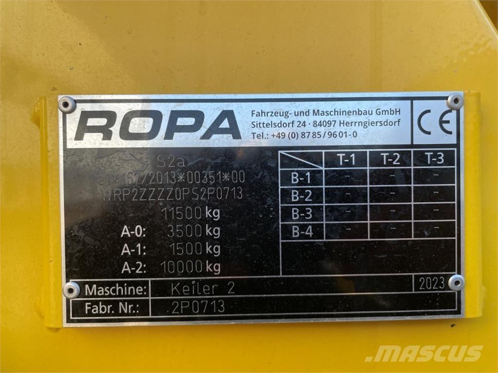 Ropa KEILER 2 Stroji za žetje krompirja