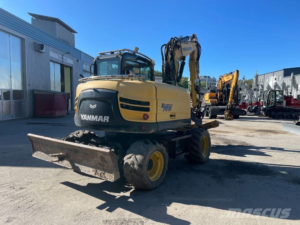 Yanmar B 95 W Bagri na kolesih
