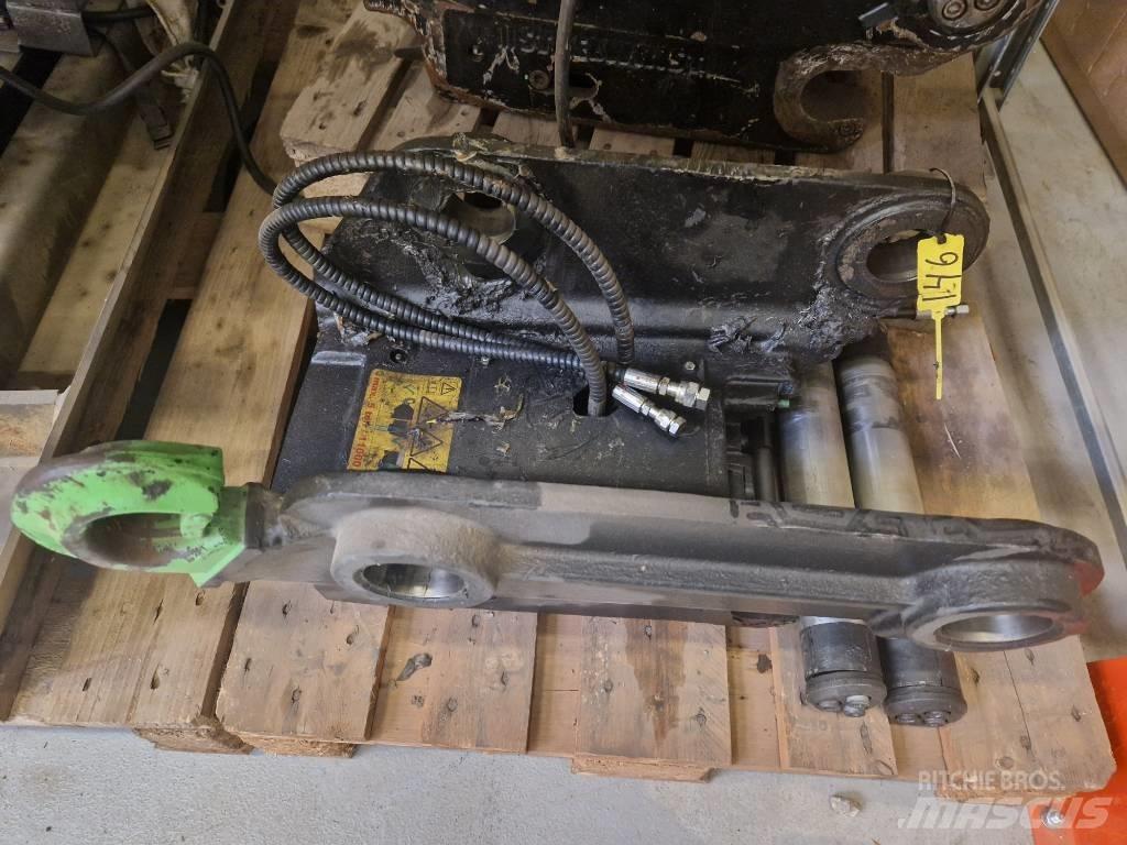 Steelwrist QCS50 Boom in dipper roke