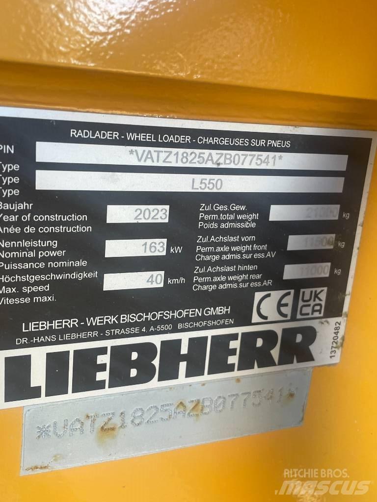 Liebherr L550XPower Kolesni nakladalci