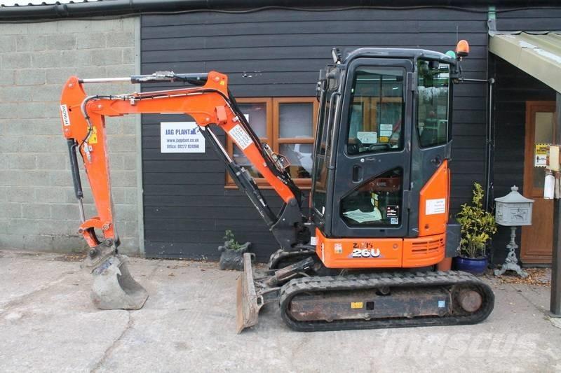 Hitachi ZX 26 U Mini bagri <7t