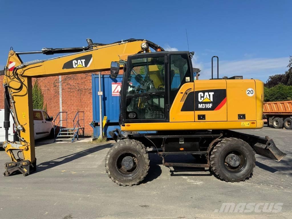 CAT M 316F Bagri na kolesih