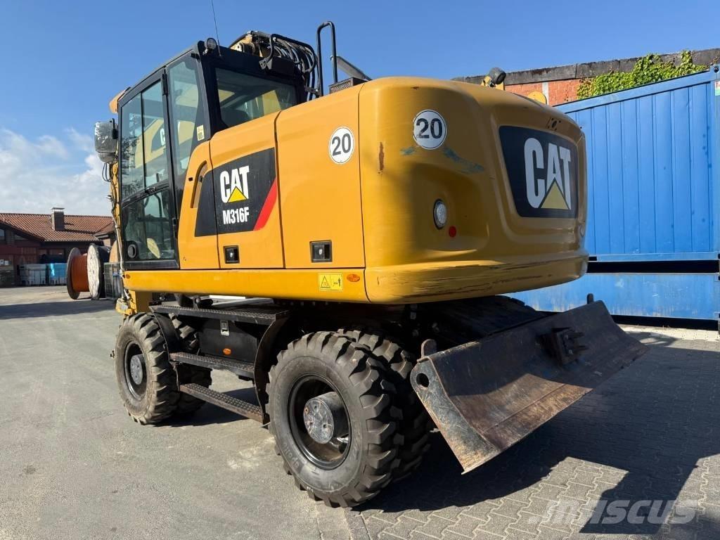 CAT M 316F Bagri na kolesih
