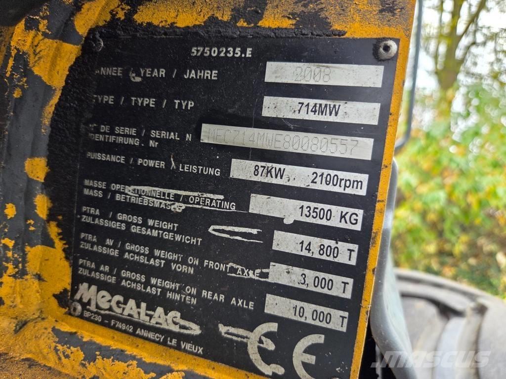 Mecalac 714 MW Bagri na kolesih