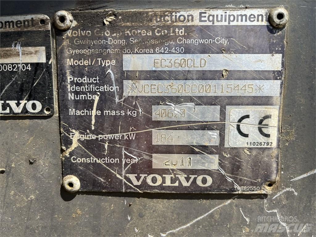 Volvo EC 360 C LD Bagri goseničarji