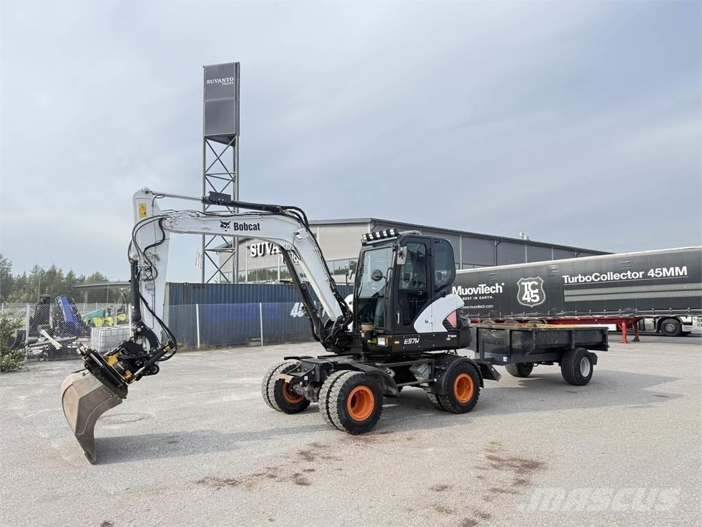 Bobcat E57W Bagri na kolesih