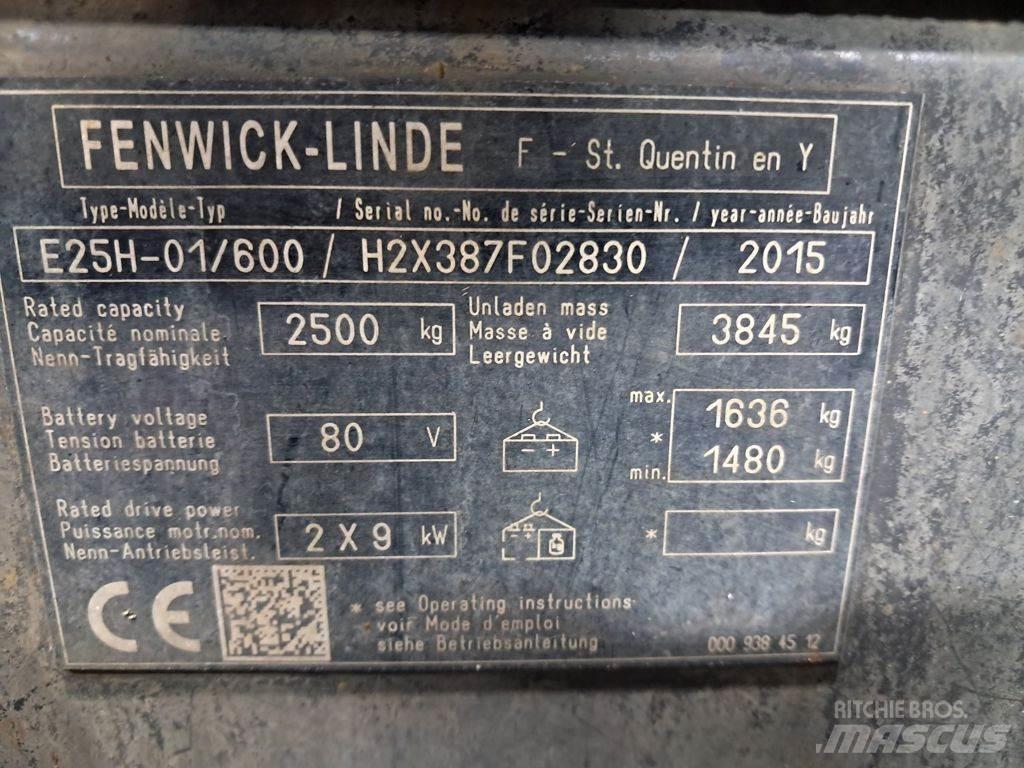 Linde E25H-01/600 Električni viličarji