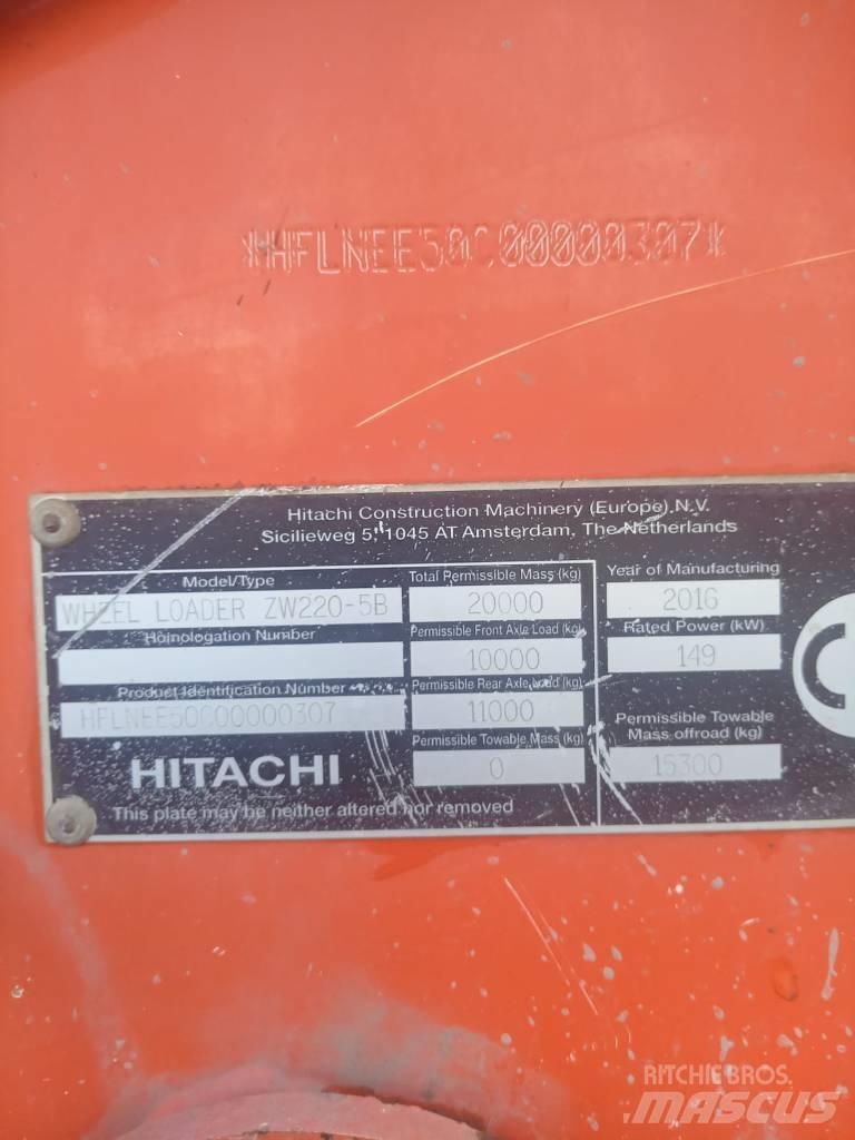 Hitachi ZW 220-6 Bagri na kolesih