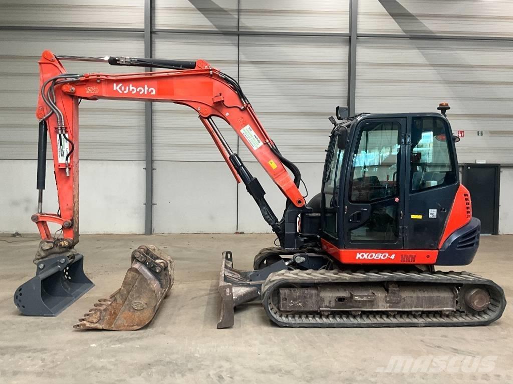Kubota KX 080-4 Midi bagri 7t – 12t