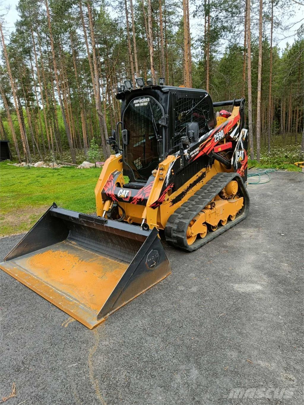 CAT 259D Skid steer mini nakladalci