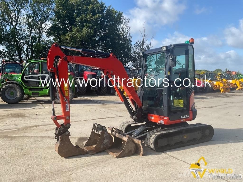 Kubota U 27-4 Mini bagri <7t