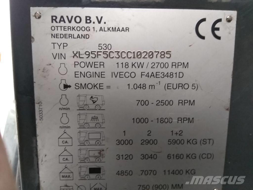 Ravo 530 CD Cestni pometači