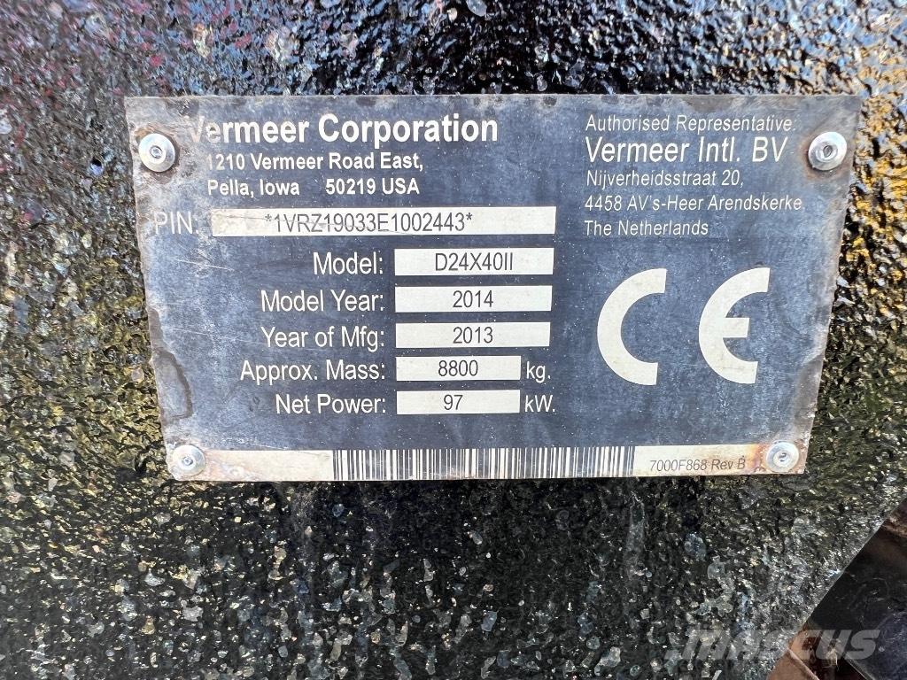 Vermeer D24X40II Oprema za vodoravno smerno vrtanje
