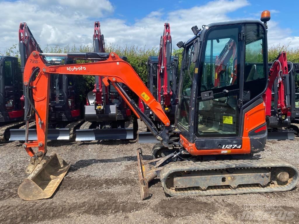 Kubota U 27-4 Mini bagri <7t