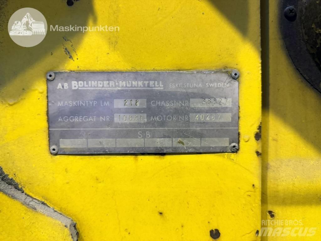 Volvo BM 218 Kolesni nakladalci