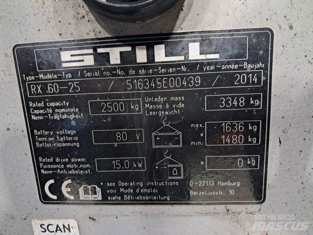 Still RX60-25 Električni viličarji