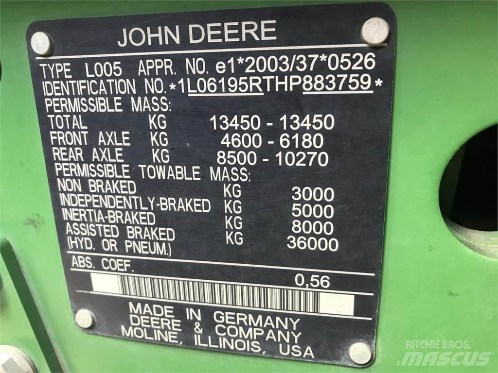 John Deere 6195R Traktorji