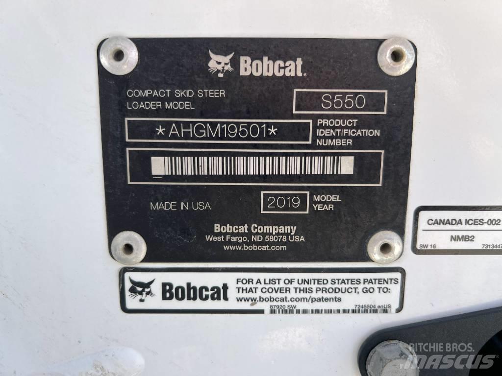 Bobcat S550 Skid steer mini nakladalci