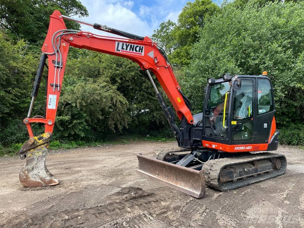 Kubota KX 080-4 Midi bagri 7t – 12t