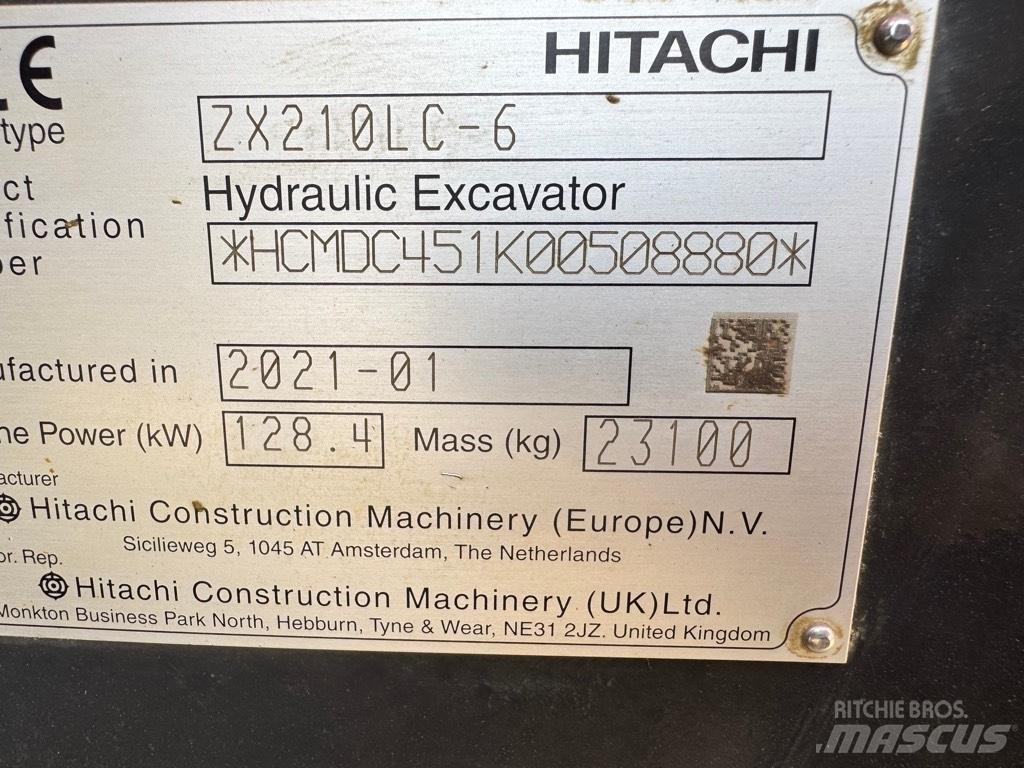 Hitachi ZX 210 LC-6 Bagri goseničarji