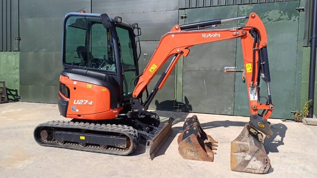 Kubota U 27-4 Mini bagri <7t