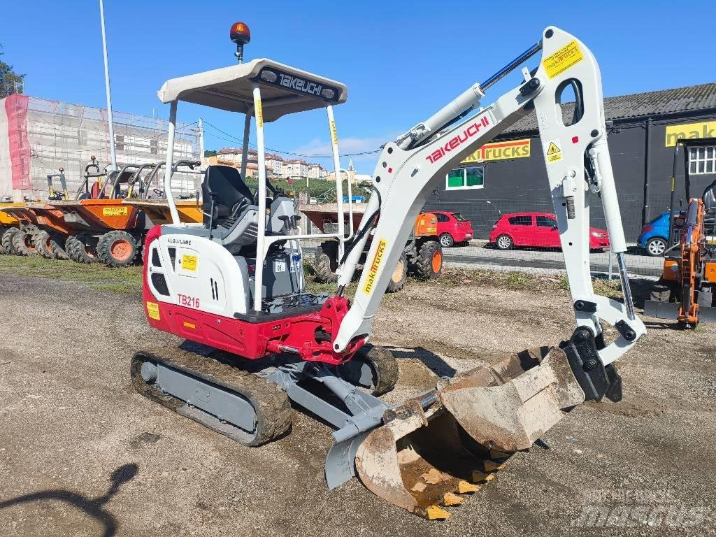 Takeuchi TB 216 Mini bagri <7t