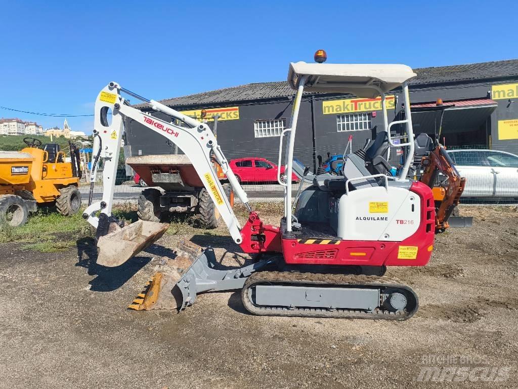 Takeuchi TB 216 Mini bagri <7t