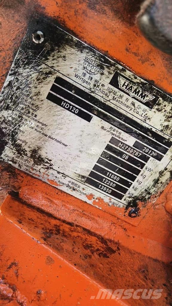 Hamm HD 120 Dvojni valjarji