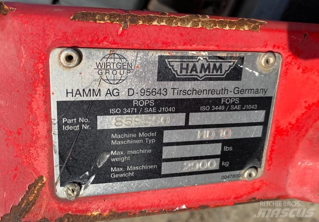 Hamm HD 10 Dvojni valjarji