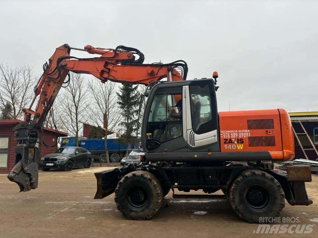 Hitachi ZX 140 W-3 Bagri na kolesih